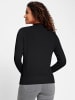 WITT WEIDEN Stehkragenpullover in schwarz