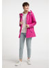 myMo Regenjacke Mit Webpelzfutter in Fuchsiapink