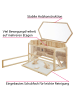 tectake Hamsterkäfig Benni 115 x 60 x 58 cm, braun