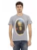 Trussardi Action Grün Grau Baumwolle Herren T-Shirt