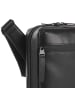 Jost Aarhus Mini Bag Umhängetasche Leder 18 cm in schwarz