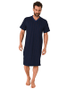 NORMANN Nachthemd kurzarm Streifen - 61557 in marine
