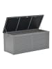 GMD Living Outdoor Kissenbox "PRIMO BLACK" 490 l wasserdicht in Farbe Grau - Schwarz