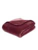 Gözze Wohndecke Cashmere-Feeling 220x240 in beere