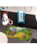 Mr. & Mrs. Panda Badteppich Pinguin & Maus Wanderer Design ohne ... in Weiß