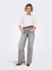 ONLY Jeans mit weitem Bein in Medium Grey Denim