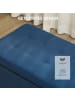 HOMCOM Sitzbank-125L x 49B x 41,5H cm-Blau
