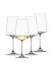 Schott Zwiesel 4er Set Weißweingläser MioVino 380 ml transparent in transparent