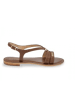 Les Tropeziennes Sandale Hammoon in Braun
