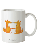 Mr. & Mrs. Panda XL Tasse Füchse Liebe ohne Spruch in Weiß