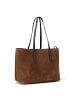 LIEBESKIND BERLIN Monogram Shopper Tasche Leder 47 cm in safari