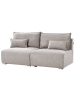 Beliani Modulsofa NERBO in Grau - (W) 200 x (H) 97 x (L) 106 cm