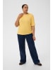 KAFFE curve Strickpullover KClizzy Regular fit in Sunlight/Chalk Contrast