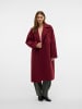 Vero Moda Mantel in Maroon Banner
