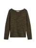 Marc O'Polo Slub-Pullover slim in Linen Beige