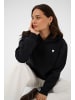 Kaffe Sweatshirt KAliddy Loose fit in Black W/ White Heart