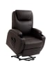 HOMCOM Relaxsessel in Bräune 95L x 83B x 107H cm