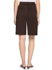 Zero  Shorts mit weitem Bein in Chocolate Plum