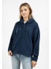 DreiMaster Damen Oversize Sweatjacke in Dunkelmarine