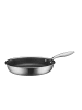 Mäser Bratpfanne 24 cm, Edelstahl Hestia Keramik in Silber / Schwarz