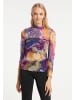 myMO ATHLSR Damen Mesh-Shirt in Lila Himmel