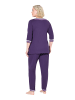Ulla Popken Pyjama in aubergine