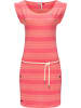 ragwear Sommerkleid Tag Blockstripes Intl. in Pink