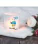 Mr. & Mrs. Panda Windlicht Glas Panda Zauberer mit Spruch in Transparent