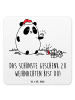 Mr. & Mrs. Panda Flaschenuntersetzer Panda Weihnachtsgeschenk mi... in Weiß