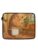 Mr. & Mrs. Panda Laptop Sleeve Igel Wein Design ohne Spruch in Weiß