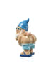 MARELIDA Gartenzwerg mit Hose Runter und Seestern Gartenfigur H: 18cm