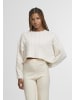 Urban Classics Urban Classics Gestrickter Rundhalsausschnitt in offwhite