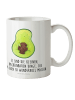 Mr. & Mrs. Panda Kinderpott Avocado Kern mit Spruch in Weiß