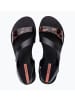 Ipanema Sandalen Vibrant in Schwarz/Schildpatt/Beige