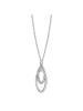 LOTUS silver Halskette Silber 925 Sterling Silber ca. 42cm