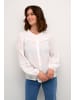 Kaffe Langarm-Bluse KAfreya Regular fit in Chalk