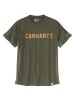 CARHARTT  Logo T-Shirt in oliv