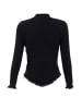 ebeeza Damen Strickpullover in Schwarz