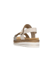 remonte Lugano Ledersandalen Beige
