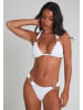 Moda Minx Bikinioberteil SCRUNCH in White
