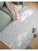 Beliani Kurzflor KEVIREL in Grau - (W) 160 x (L) 230 cm