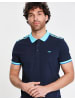 Threadbare Poloshirt Junta in Navy