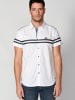 KOROSHI Kurzarmshirt in weiß