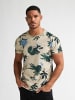 Petrol Industries T-Shirt mit Allover-Print Carbón in Braun