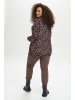 KAFFE curve Langarm-Bluse KColanda Regular fit in Black, Apple Butter Flower