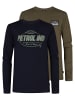 Petrol Industries Grafische T-Shirts Green Mountain