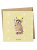 Mr. & Mrs. Panda Grußkarte Waschbär ohne Spruch in Gelb Pastell