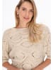 Usha Women Sweater in cream melange