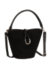 Toscanto Leder Handtasche Toscanto Tasche schwarz ca. 23cm
