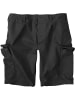 Normani Outdoor Sports Herren Bermuda Moleskinshorts Dallol in Schwarz